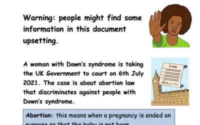 Disability Case Downright Discrimination: Easy Read